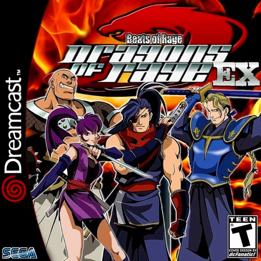 Dragons of Rage EX Beats of Rage Sega Dreamcast Game