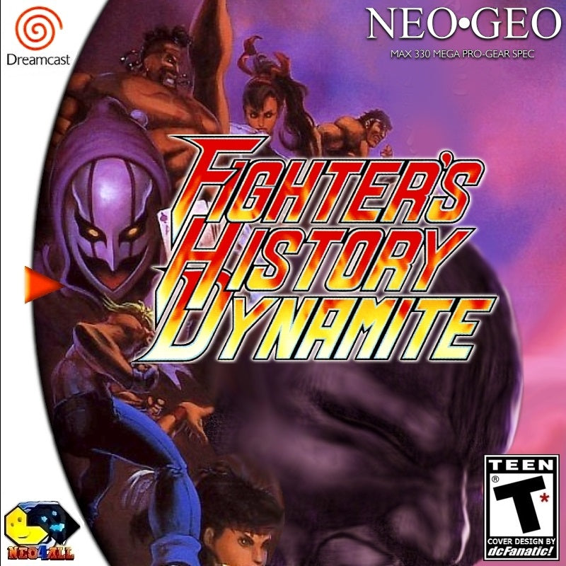 Fighter's History Dynamite Sega Dreamcast Game