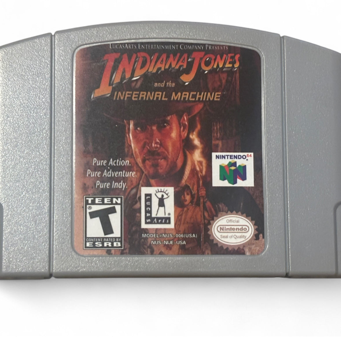 Indiana Jones The Imperial Machine Nintendo 64 N64 Video Game