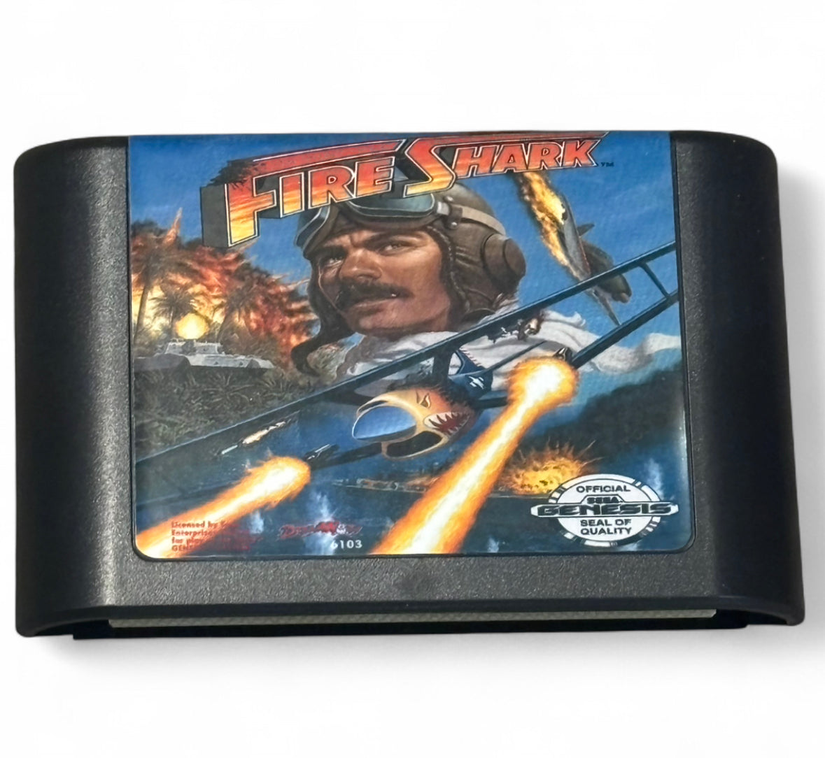 Fire Shark Sega Genesis Video Game