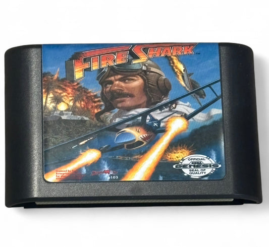 Fire Shark Sega Genesis Video Game