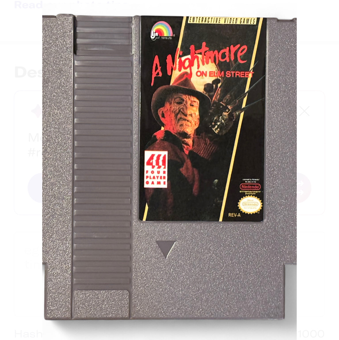 A Nightmare on Elm Street Nintendo NES Video Game