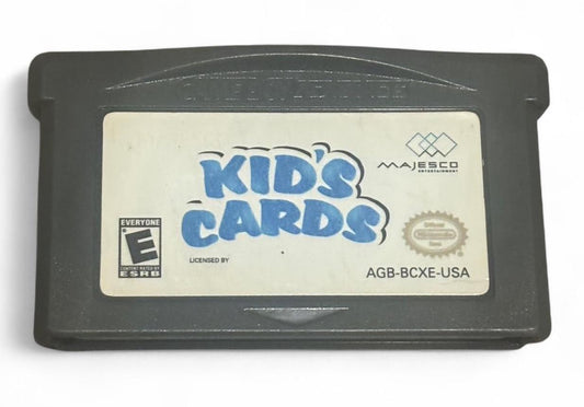 Kids Cards Nintendo Game Boy Advance GBA Video Game
