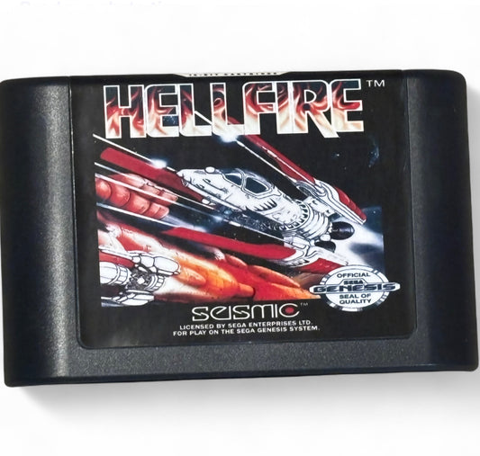 Hellfire Sega Genesis Video Game