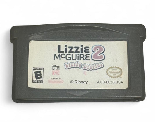 Lizzie McGuire 2 Lizzie Diaries Nintendo Game Boy Advance GBA Video Game