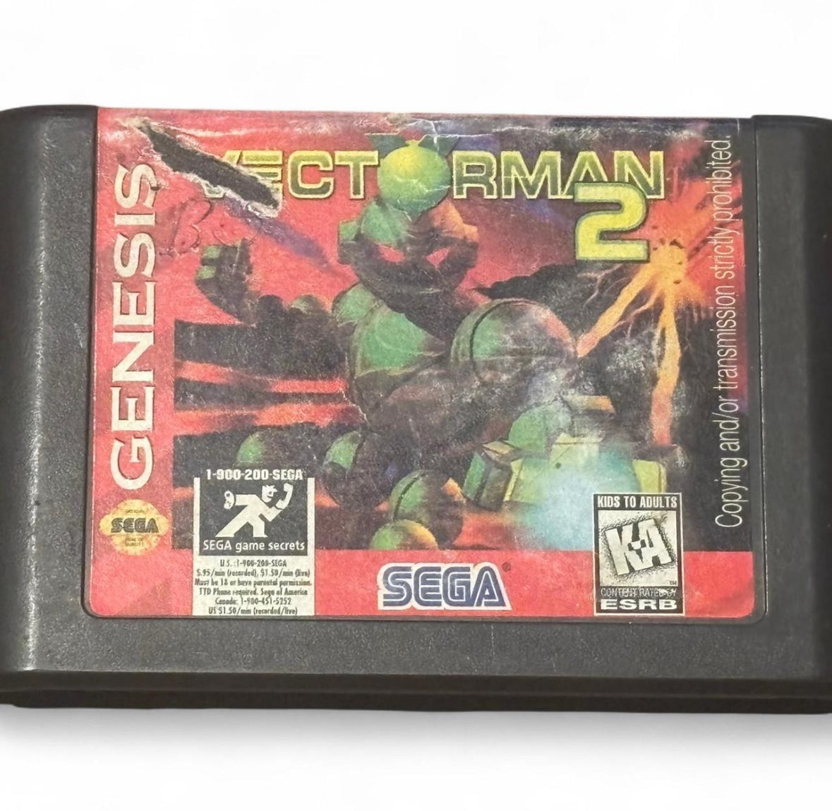 Vectorman 2 Sega Genesis Video Game