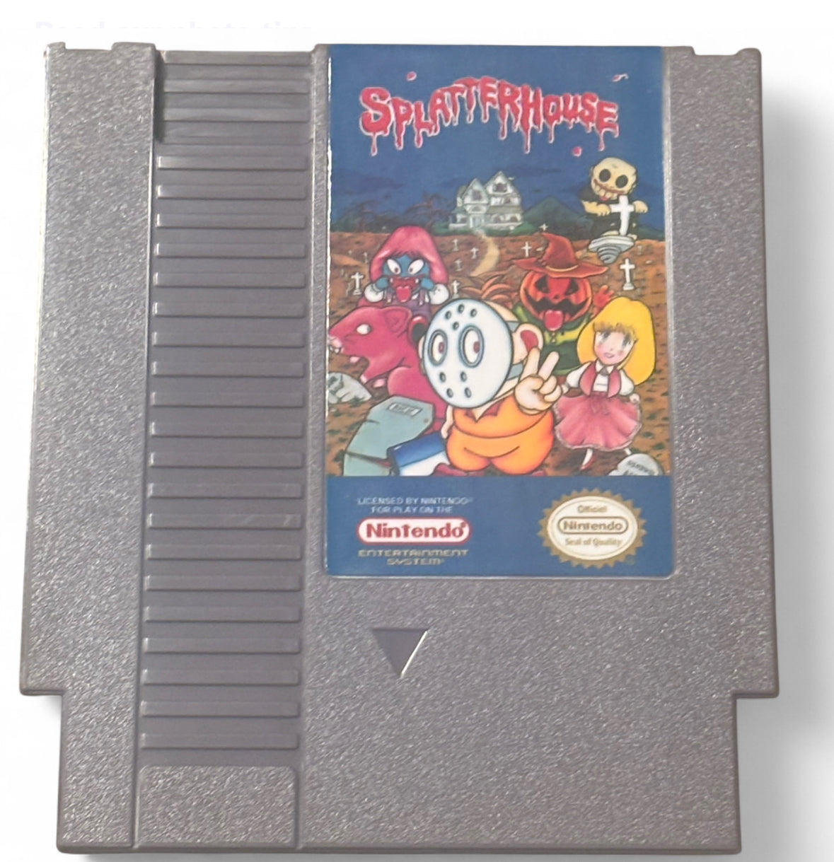 Splatterhouse Nintendo NES Video Game