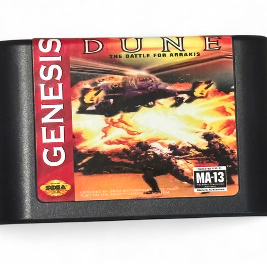 Dune The Battle For Arrakis Sega Genesis Video Game
