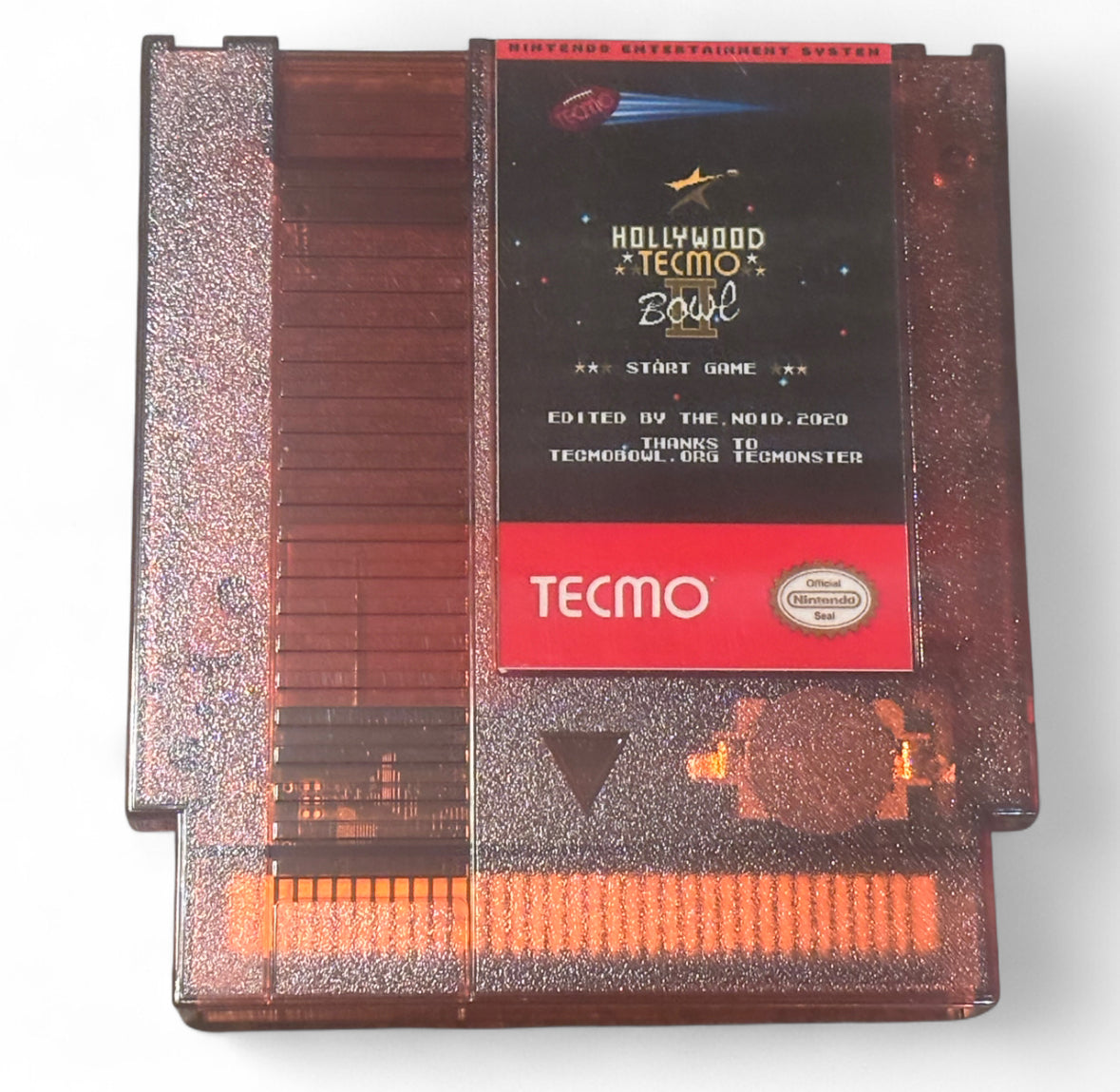 Hollywood Tecmo Bowl II Nintendo NES Video Game