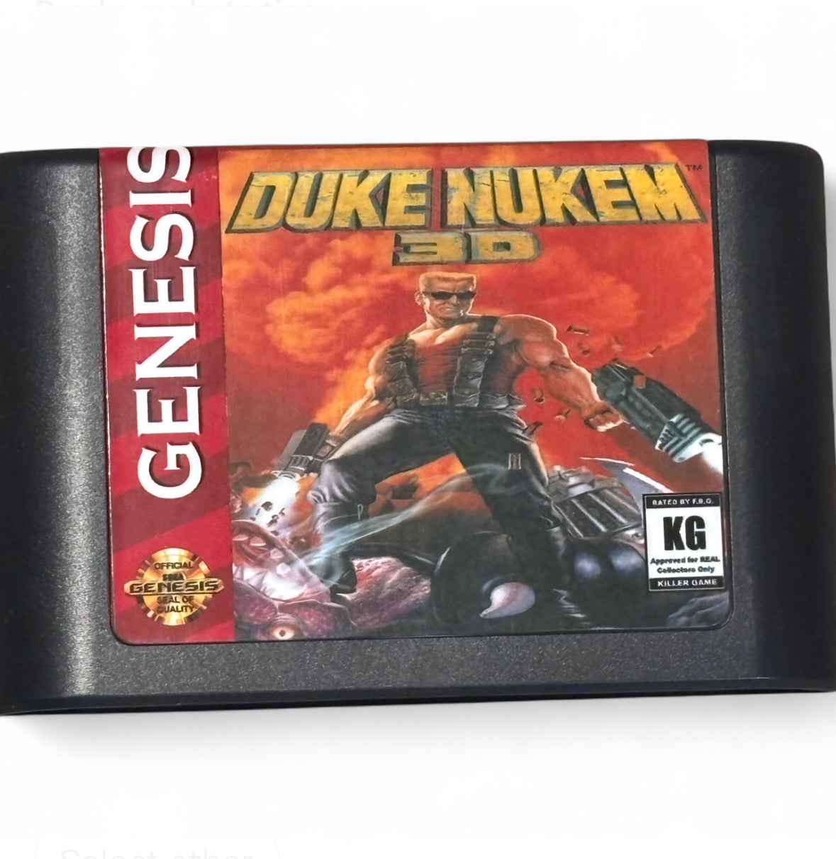 Duke Nukem 3D Sega Genesis Video Game
