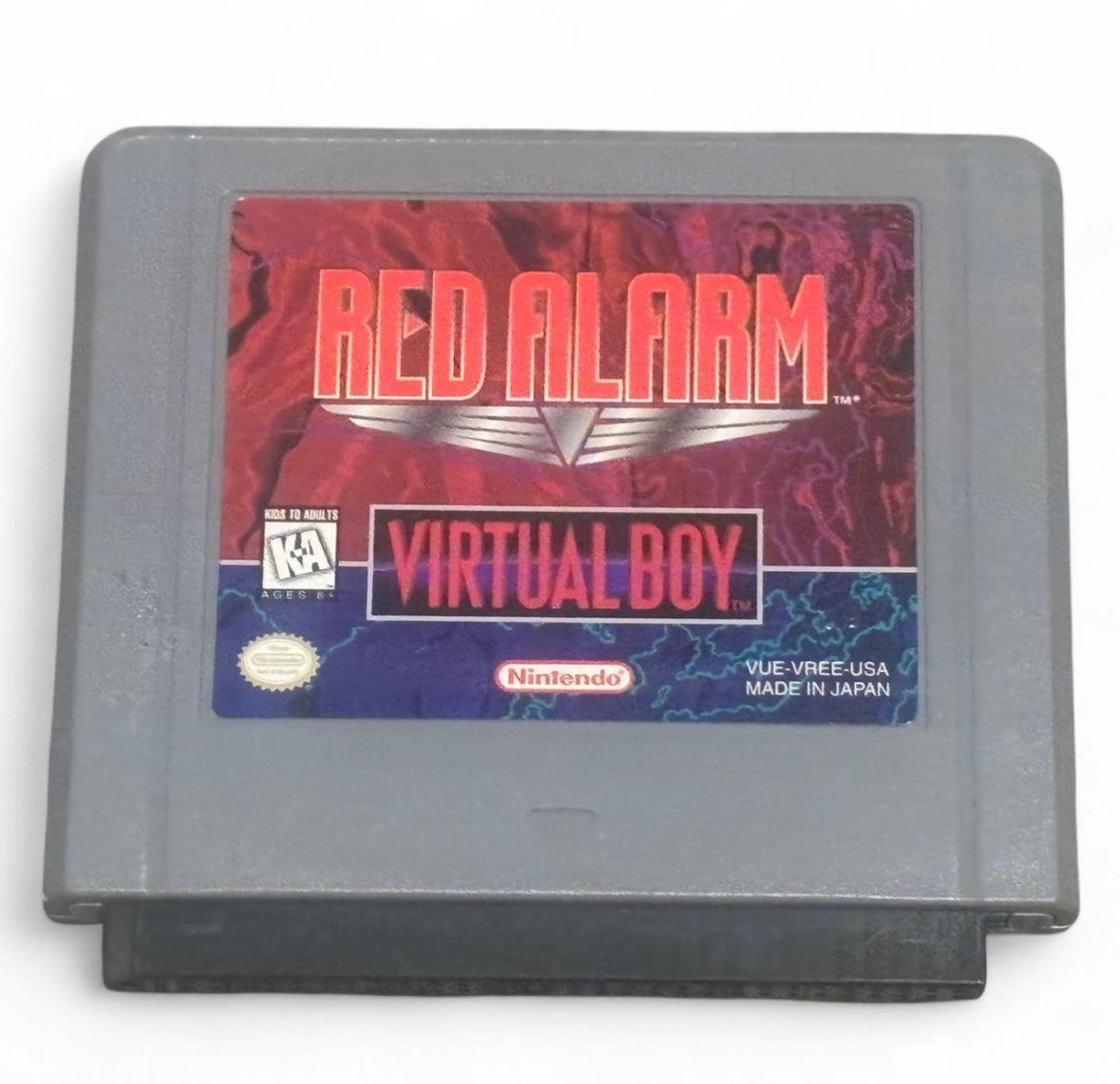Red Alarm Nintendo Virtual Boy Video Game