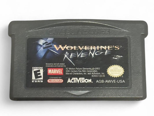 Wolverines Revenge Nintendo Game Boy Advance GBA Video Game