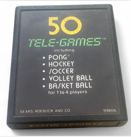 Pong Sports Atari 2600 Video Game