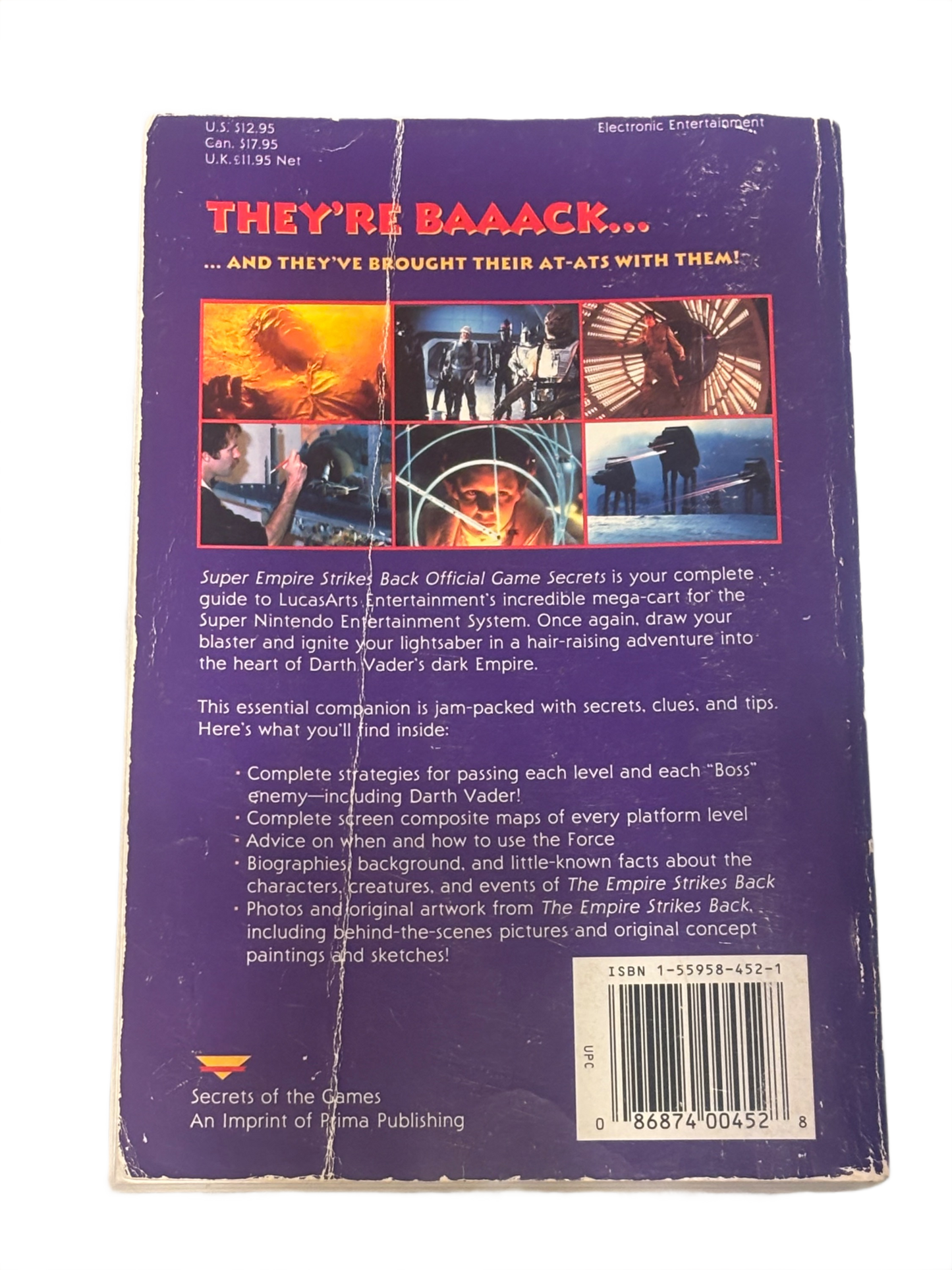 Super Star Wars The Empire Strikes Back Strategy Guide for SNES