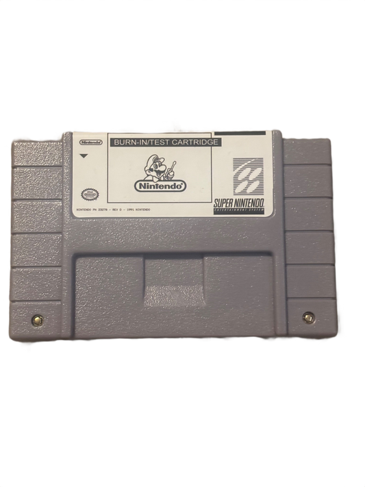 Super Nintendo Burn In Test Cartridge