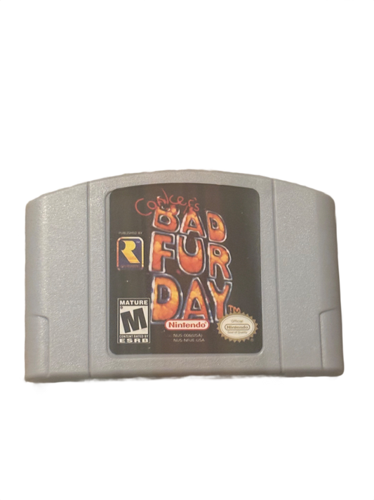 Conkers Bad Fur Day Nintendo 64 N64 Video Game