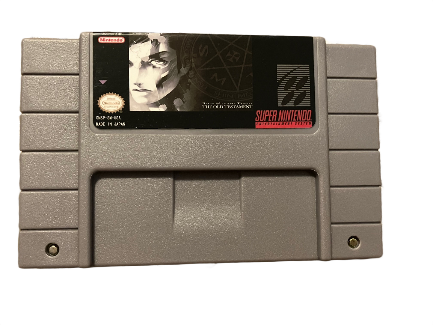 Shin Megami Tensei The Old Testament Super Nintendo SNES Video Game