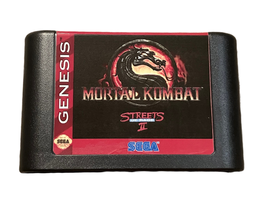 Mortal Kombat in Streets of Rage II Sega Genesis Video Game