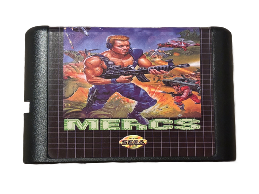Mercs Sega Genesis Video Game