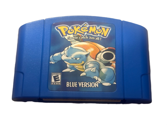 Pokemon Blue Version Nintendo 64 N64 Video Game