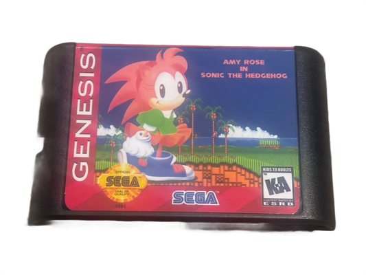 Amy Rose in Sonic The Hedgehog Sega Genesis Video Game