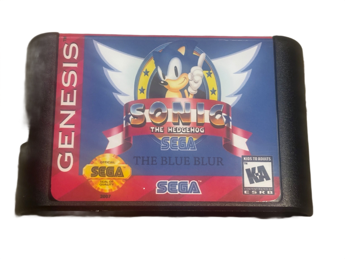 Sonic The Hedgehog The Blue Blur Sega Genesis Video Game