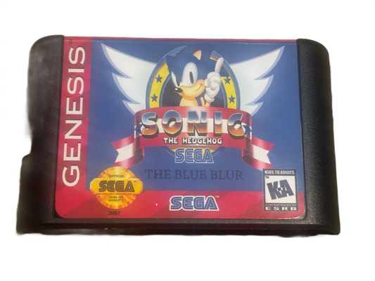 Sonic The Hedgehog The Blue Blur Sega Genesis Video Game
