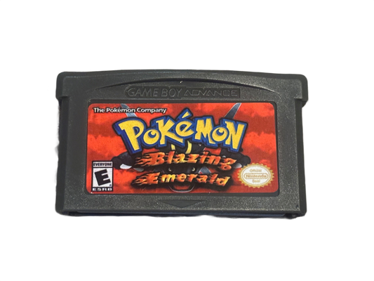 Pokémon Blazing Emerald Nintendo Game Boy Advance GBA Video Game