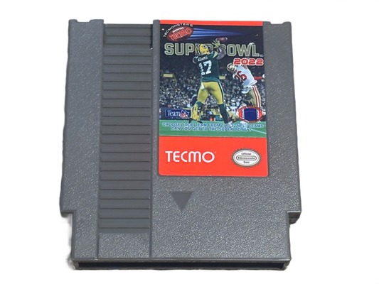 Tecmo Super Bowl 2022 Nintendo NES Video Game