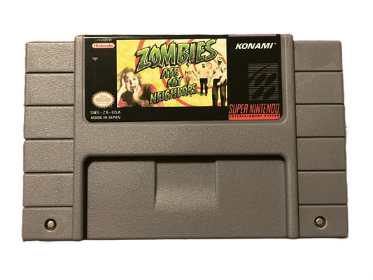 Zombies Ate My Neighbors Super Nintendo SNES Video Game