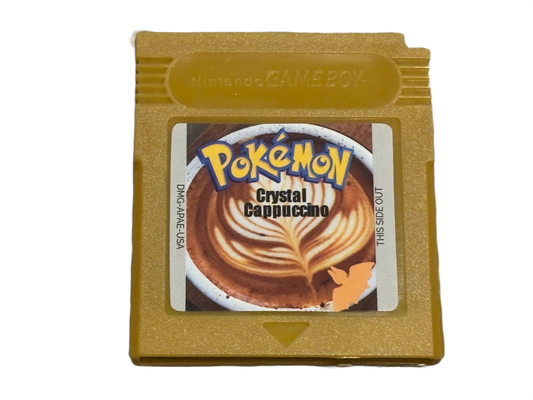 Pokémon Crystal Cappuccino Nintendo Game Boy Color Video Game