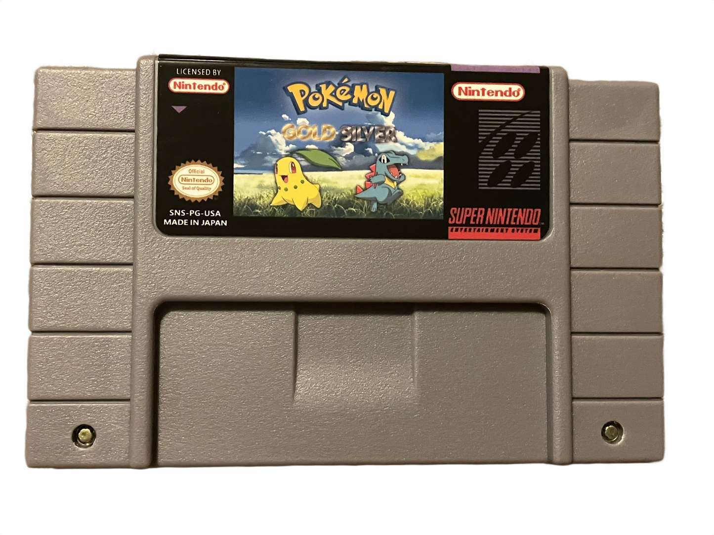Pokemon Gold & Silver SNES Video Game
