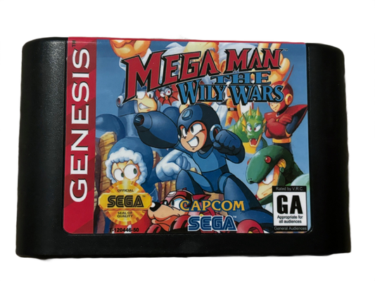 Mega Man The Wily Wars Sega Genesis Video Game