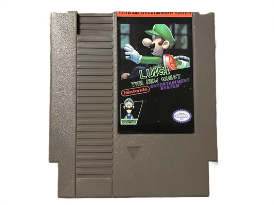 Luigi and the New Quest Nintendo NES Video Game
