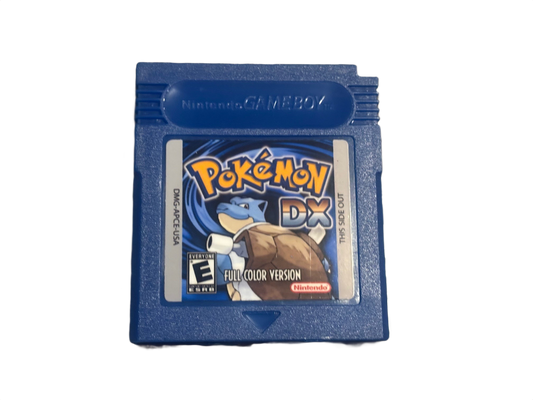 Pokémon Blue DX Full Color Version Nintendo Game Boy Color Video Game