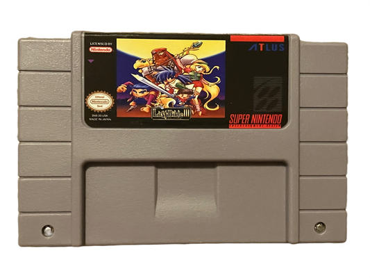 Last Bible III Super Nintendo SNES Video Game