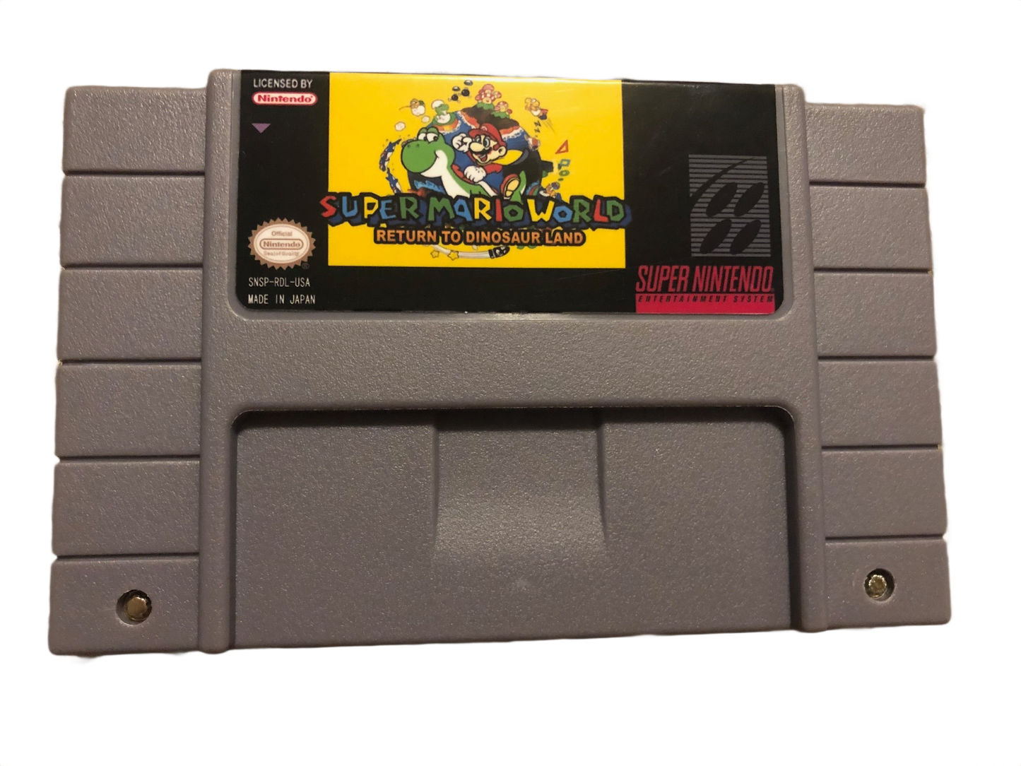 Super Mario World Return To Dinosaur Land Super Nintendo SNES Video Game
