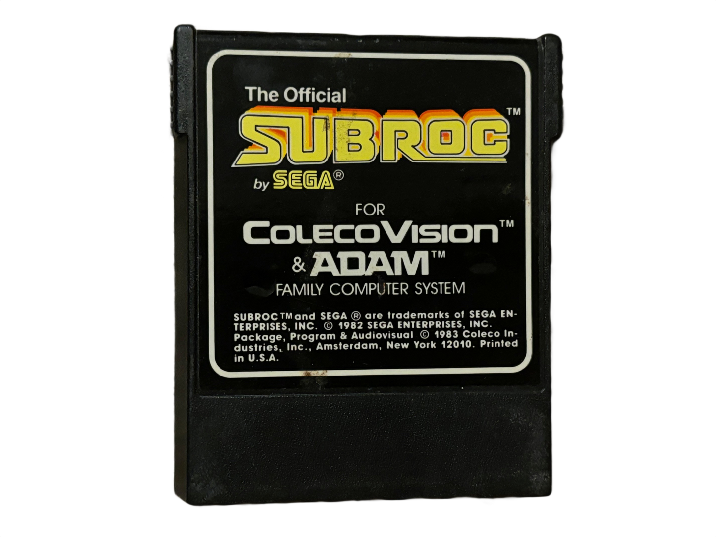 Subroc ColecoVision Video Game
