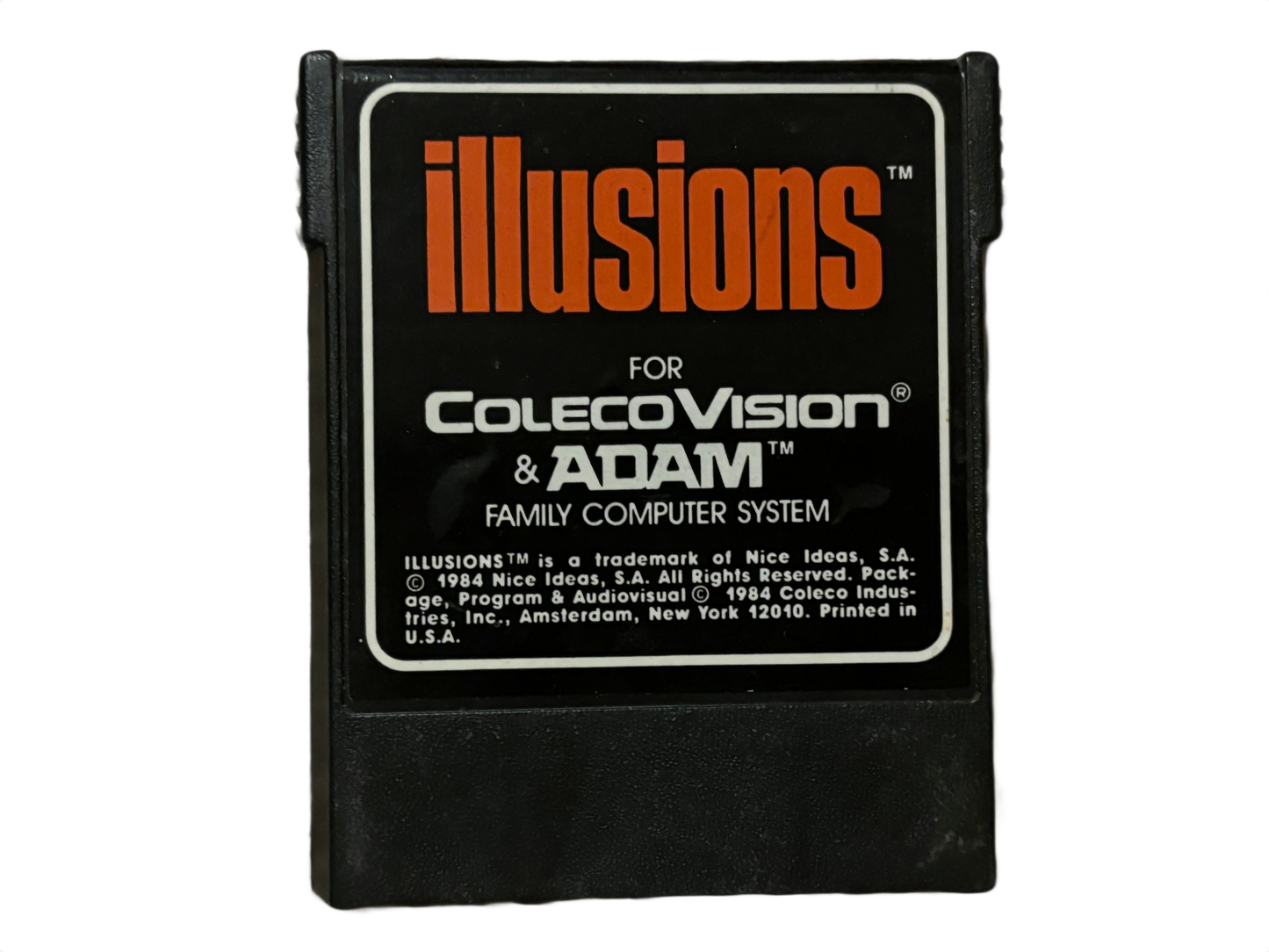 Illusions ColecoVision Video Game