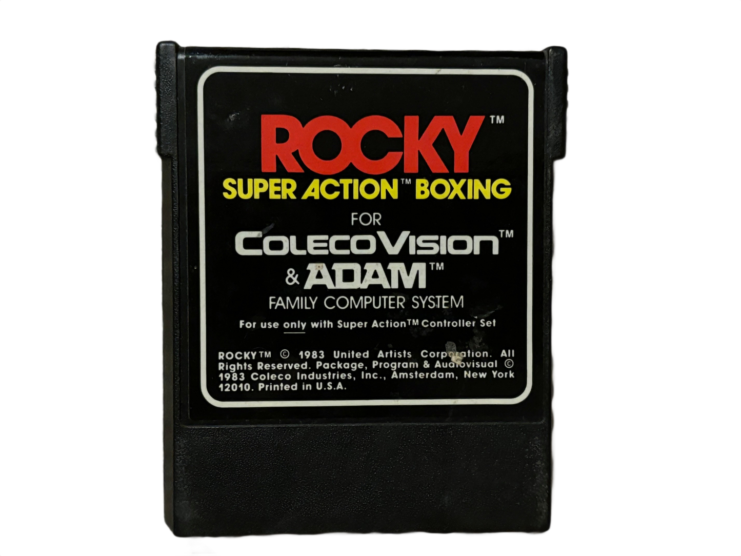 Rocky Super Action Boxing ColecoVision Video Game