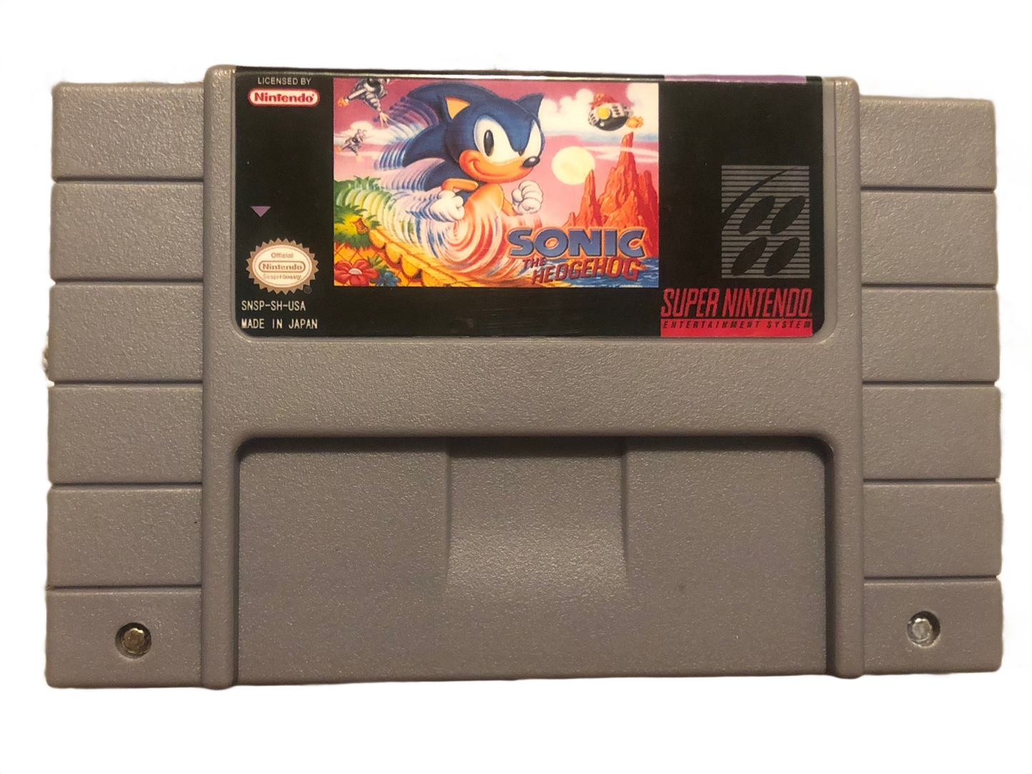 Sonic The Hedgehog Super Nintendo SNES Video Game