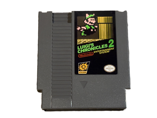 Luigi Chronicles 2 Nintendo NES Video Game