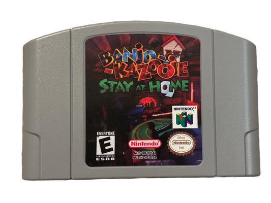 Banjo Kazooie Stay at Home Nintendo 64 N64 Video Game