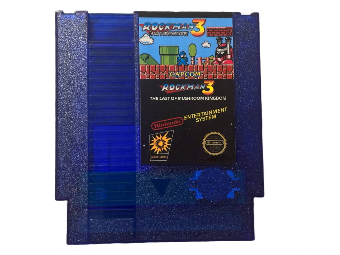 Rockman 3 The Last of the Mushroom Kingdom Nintendo NES Video Game