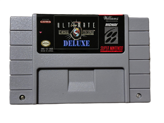 Ultimate Mortal Kombat 3 Deluxe Super Nintendo SNES Video Game