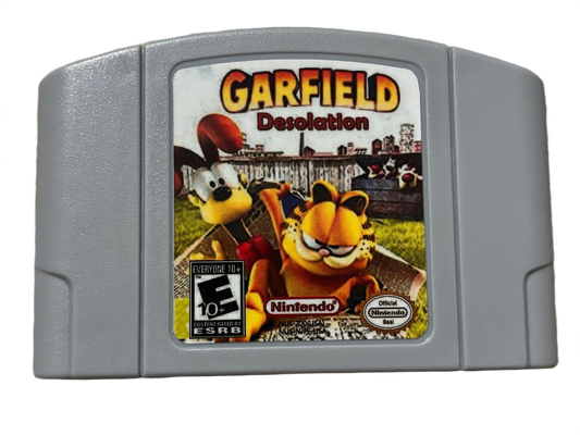 Garfield Desolation Nintendo 64 N64 Video Game