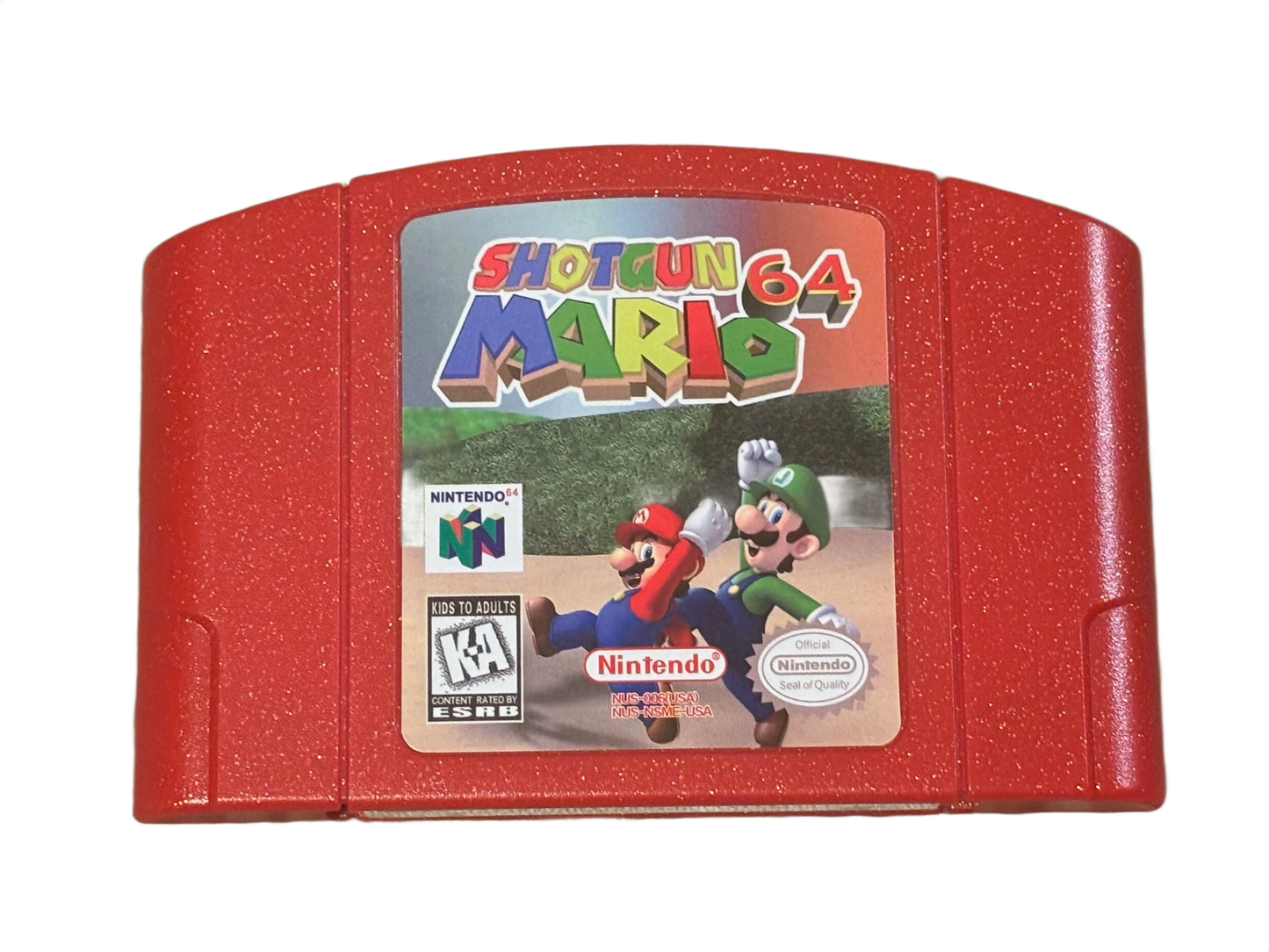 Shotgun Mario 64 Nintendo 64 N64 Video Game