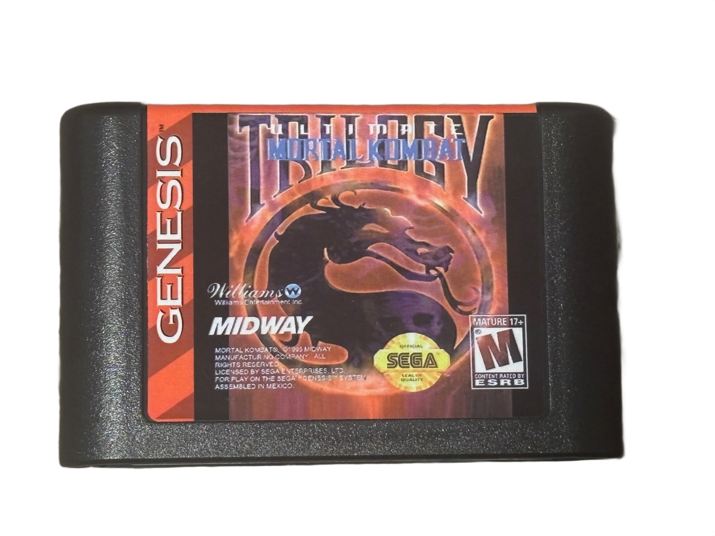 Ultimate Mortal Kombat Trilogy Sega Genesis Video Game