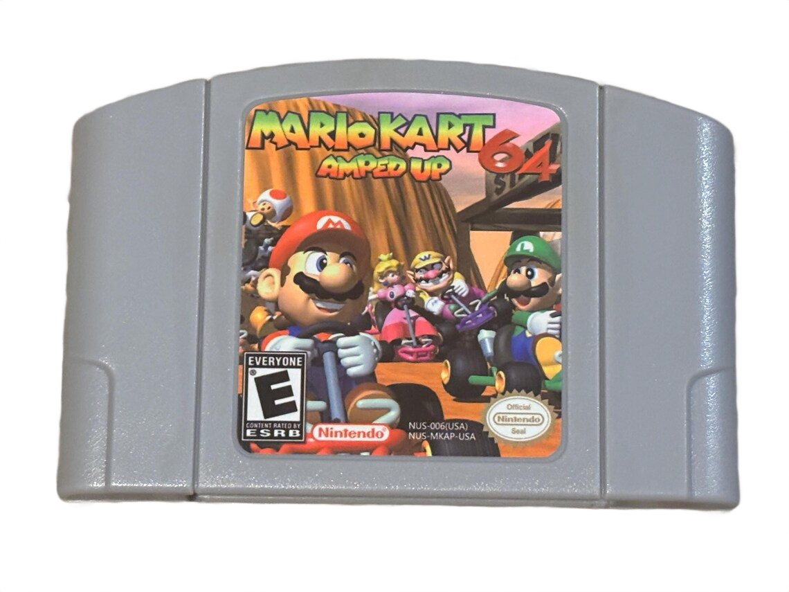 Mario Kart 64 Amped Up Nintendo 64 N64 Video Game