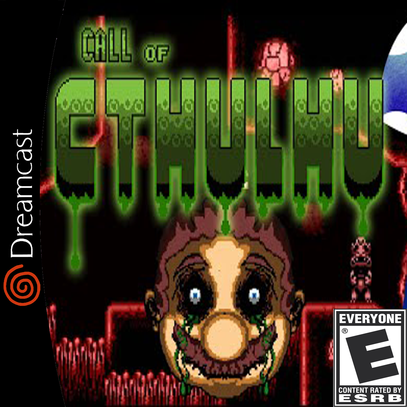 Mario Stuck in Call of Cthulhu Sega Dreamcast Game